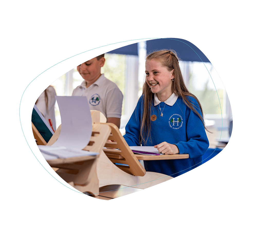 Eiger student standing desk homepage